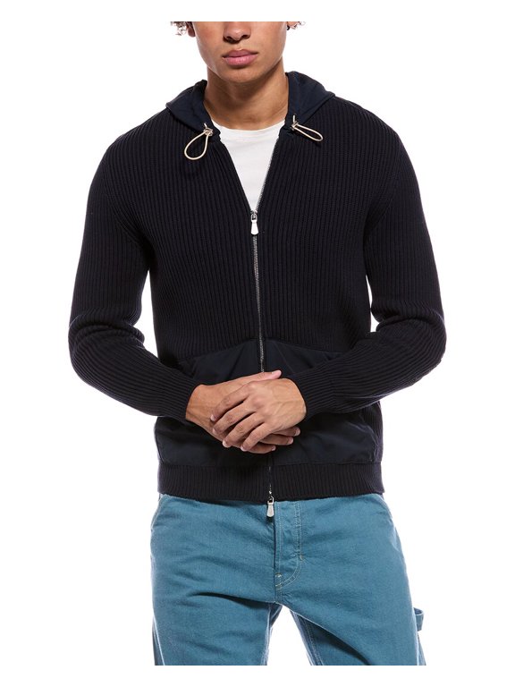 mens Bimateric Wool-Blend Jacket, s, Blue