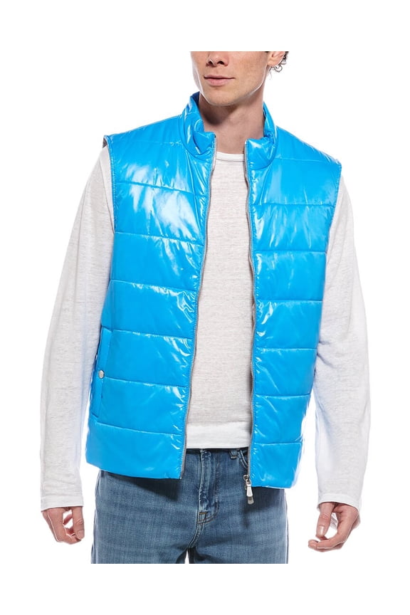 mens Gilet Vest, 56, Blue