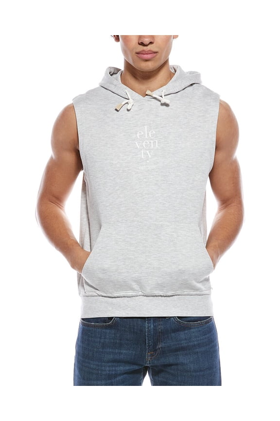 mens Leisurewear Hooded Gilet, l