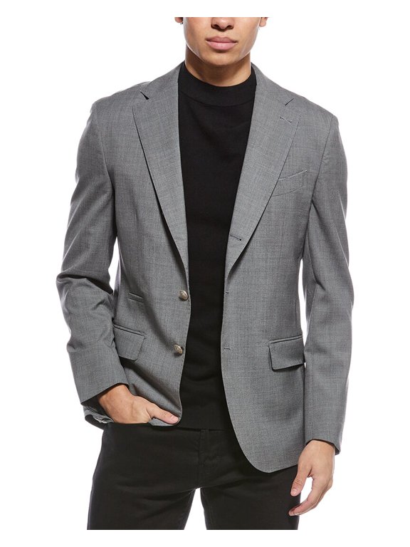 mens Wool & Silk-Blend Jacket, 50