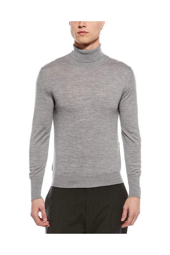 mens Wool Turtleneck Sweater, s