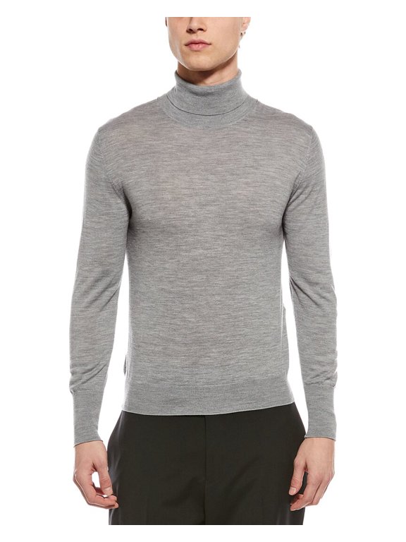 mens Wool Turtleneck Sweater, s