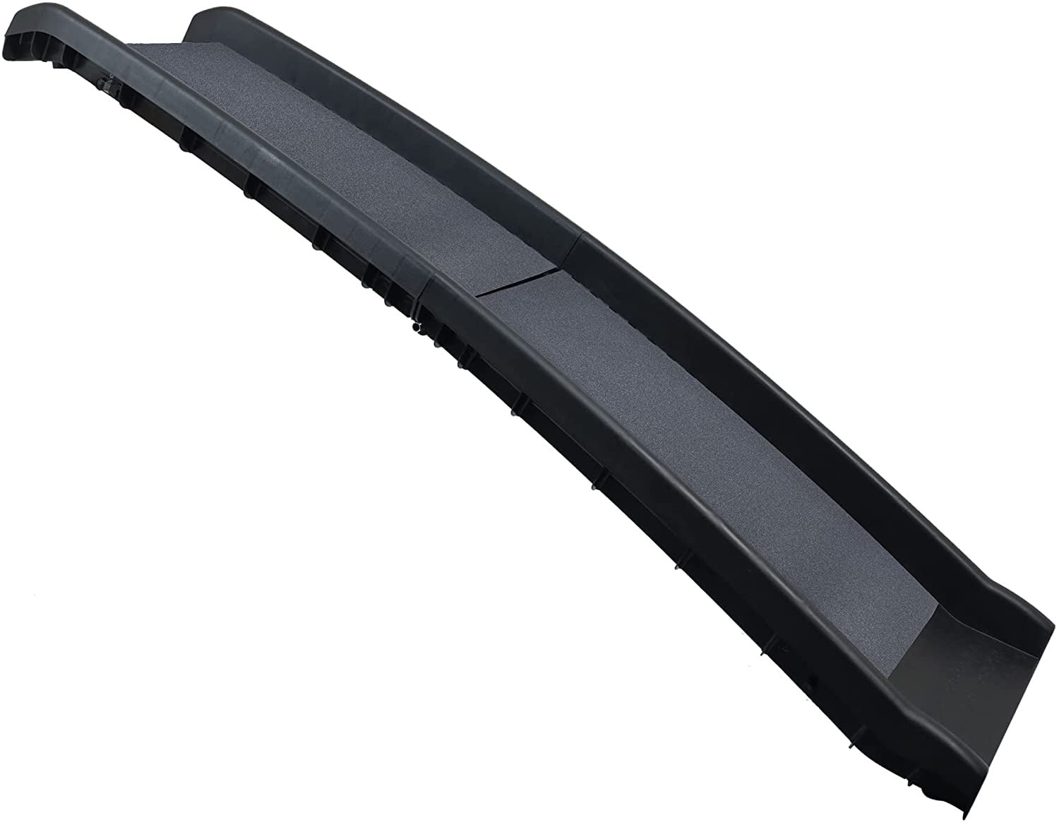 Elevon 62 Inch Black Folding Pet Ramp with High Traction Surface