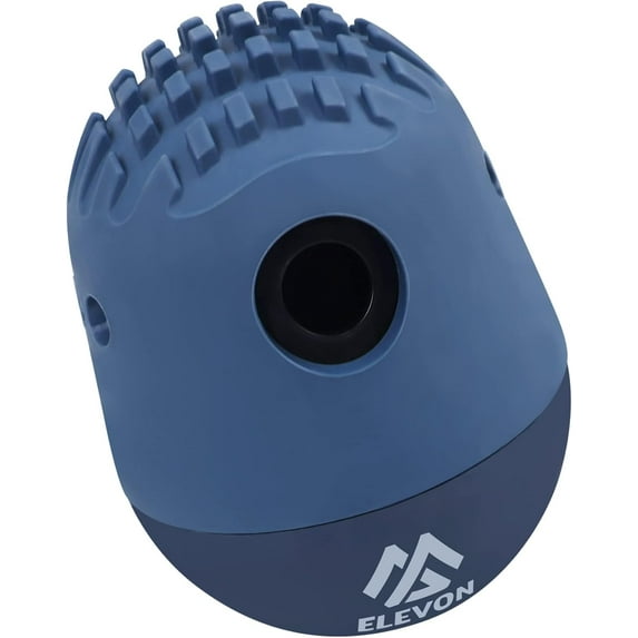 Elevon Dog Treat Dispenser and Slow Feeder Toy, Interactive Puzzle Chew Toy for Puppies and Medium Dogs, Navy