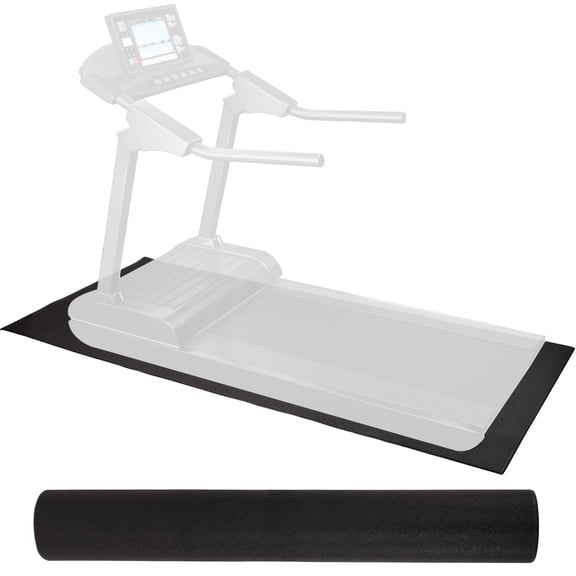 Elevon High Density Gym Fitness Equipment Floor Protection Mat, 2 ft x 4 ft, Black