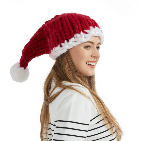 Elezay Santa Hats Santa Claus Hat Christmas Hat Xmas Holiday Hat Funny Christmas Hats Red Adults