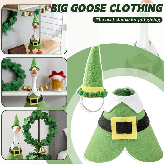 Elf Accessory Set With Hat And Collar Belt For Teenager Festive Decoration, Halloween Christmas Party Dress-Up Outfit Accessories