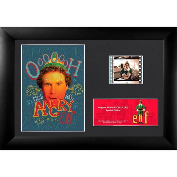 Elf (Angry Elf) Minicell FilmCells Framed Desktop Presentation USFC6476
