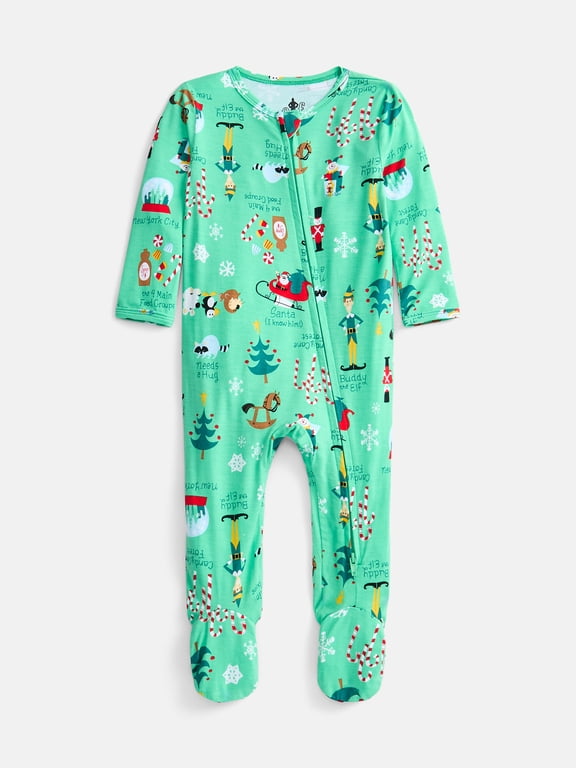 Christmas Baby Boys Sleep & Play Footed Pajamas, One Piece, Sizes NB-6/9M