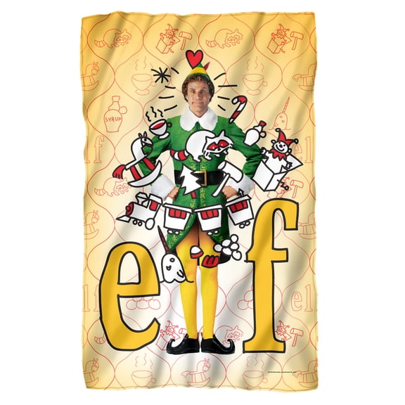 Elf Blanket, 36"x58", Buddy Doodles, Fleece Blanket