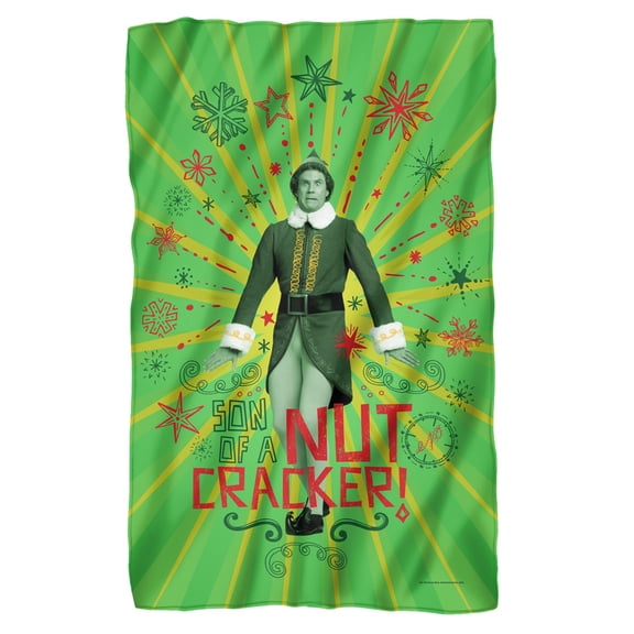 Elf Blanket, 36"x58", Son of a Nut Cracker, Fleece Blanket