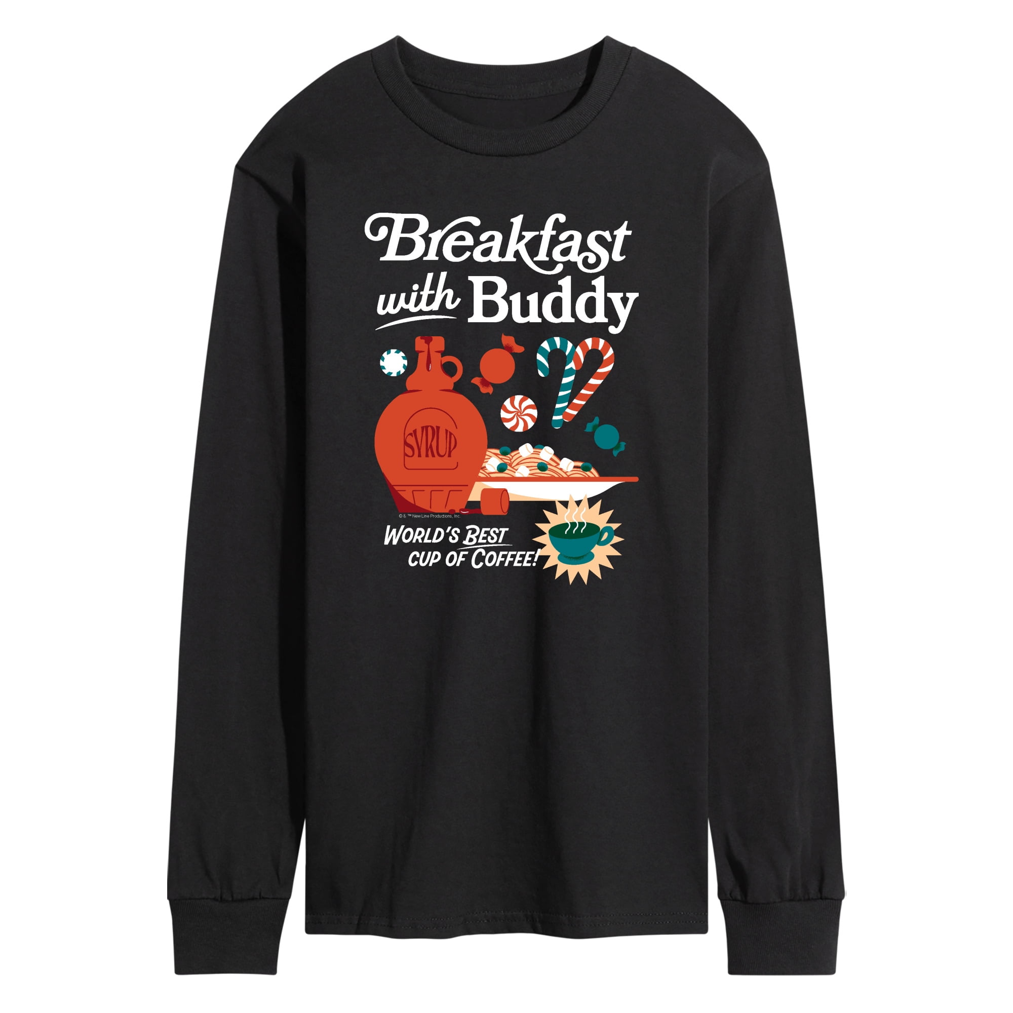 Elf - Breakfast With Buddy - Men's Long Sleeve Graphic T-Shirt
