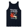 thumbnail image 1 of Elf - Breakfast With Buddy - Men's Sleeveless Graphic Tank, 1 of 4