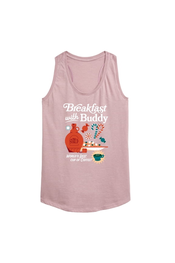 - Breakfast With Buddy - Women's Racerback Graphic Tank
