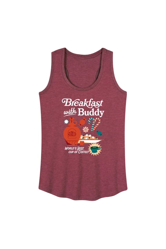 - Breakfast With Buddy - Women's Racerback Graphic Tank