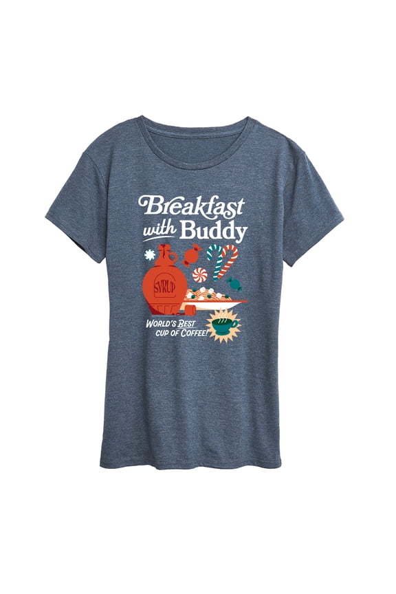- Breakfast With Buddy - Women's Short Sleeve Graphic T-Shirt