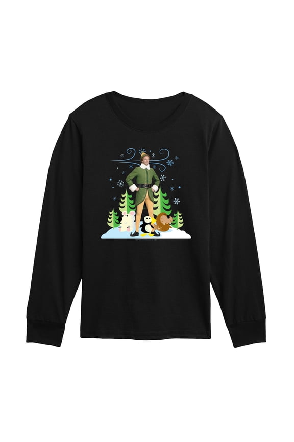 - Buddy And Arctic Puppets - Toddler Boys Long Sleeve Graphic T-Shirt