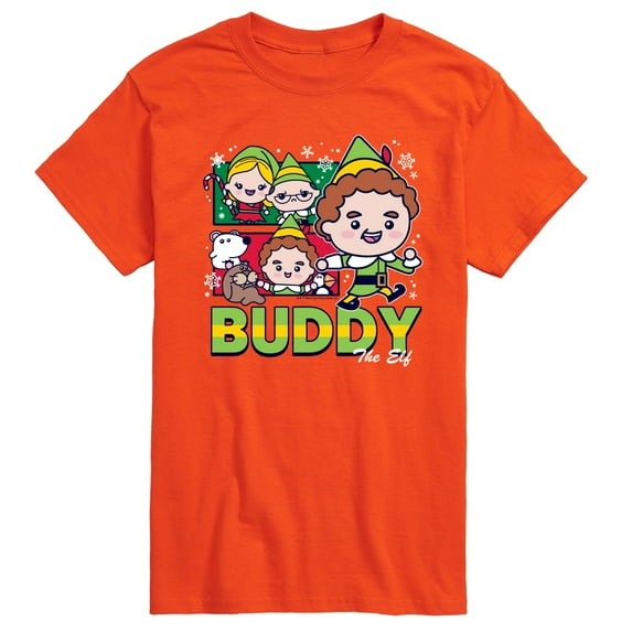 Elf - Buddy And Elves - Men's Short Sleeve Graphic T-Shirt