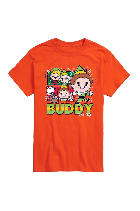 - Buddy And Elves - Men's Short Sleeve Graphic T-Shirt