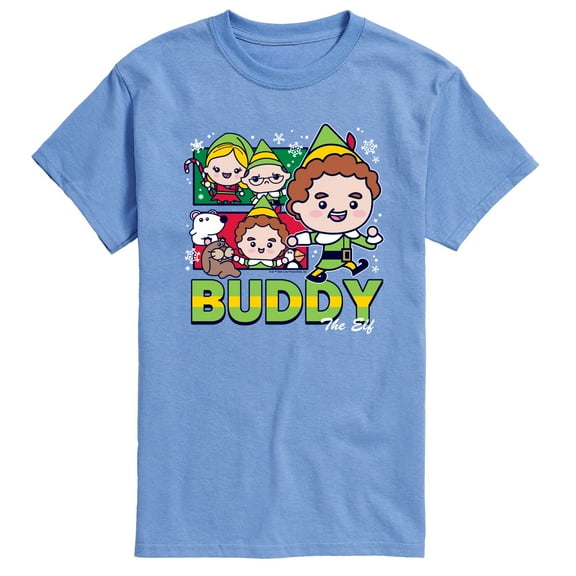 Elf - Buddy And Elves - Men's Short Sleeve Graphic T-Shirt