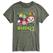Elf - Buddy And Elves Mens Short Sleeve Graphic T-Shirt