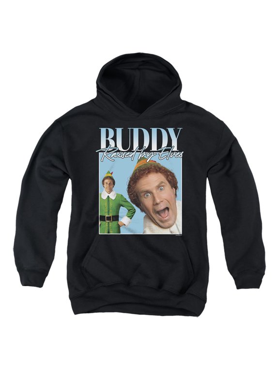 Elf Buddy Christmas Homage Kids Hoodie for Youth Boys and Girls