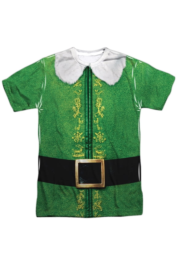 Elf - Buddy Costume - Short Sleeve Shirt - Small