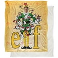 thumbnail image 1 of Elf Buddy Doodles Silky Touch Sherpa Back Super Soft Throw Blanket, 1 of 5