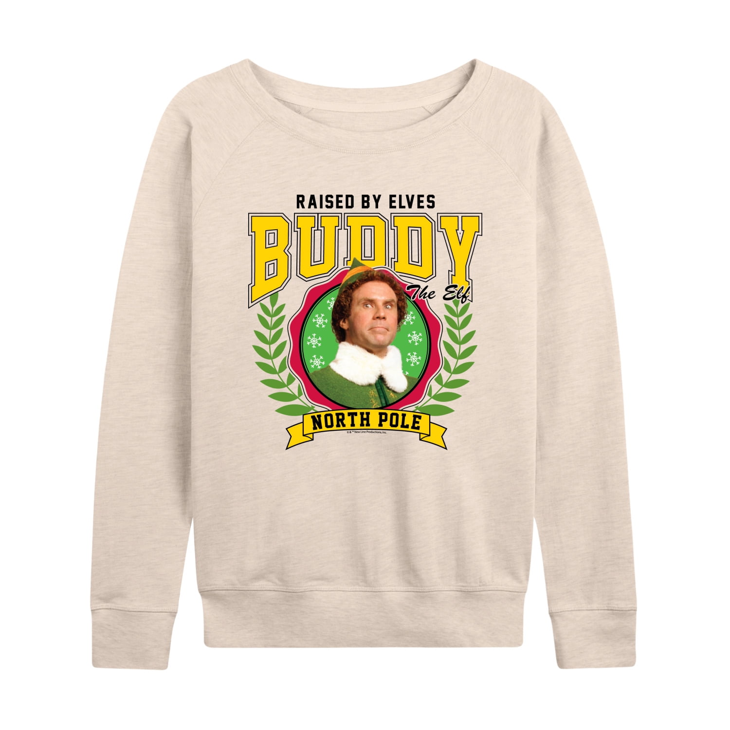 Elf - Buddy Raised By Elves - Women's French Terry Long Sleeve Shirt