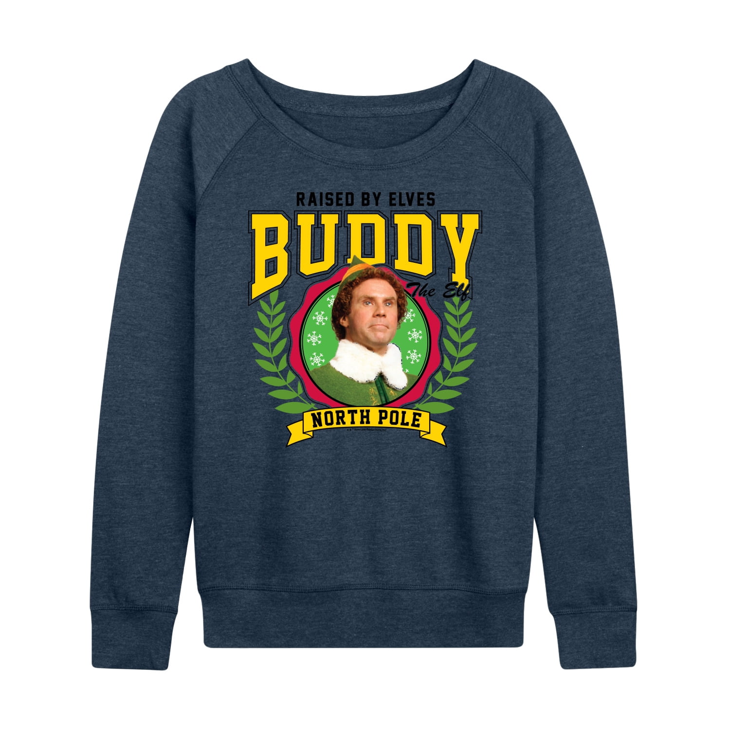 Elf - Buddy Raised By Elves - Women's French Terry Long Sleeve Shirt