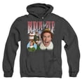 thumbnail image 1 of Elf Buddy Retro Christmas Trio Unisex Adult Pull-Over Heather Hoodie,Black, Large, 1 of 3