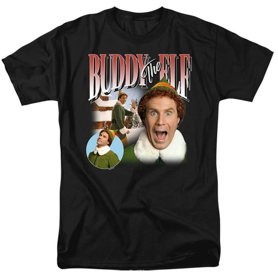 Elf Buddy Retro Christmas Trio Unisex Adult T Shirt