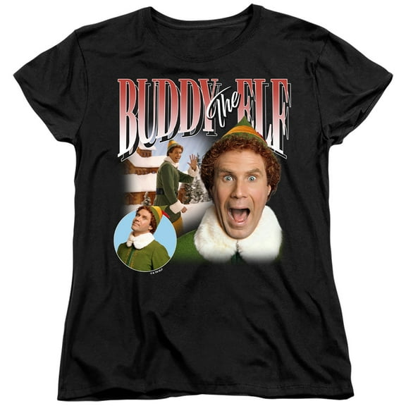 Elf Buddy Retro Christmas Trio Women's T Shirt