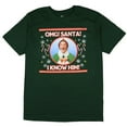 thumbnail image 1 of Elf Buddy T-Shirt Men's Santa I Know Him Holiday Inspired Adult Tee, 1 of 5