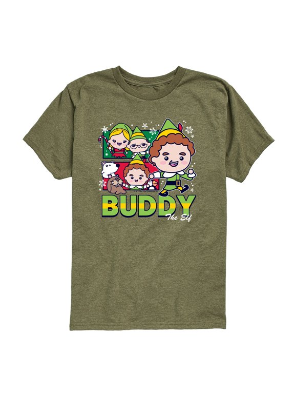 - Buddy The Elf Cartoon Toddler Boys' Toddler Short Sleeve Graphic T-Shirt