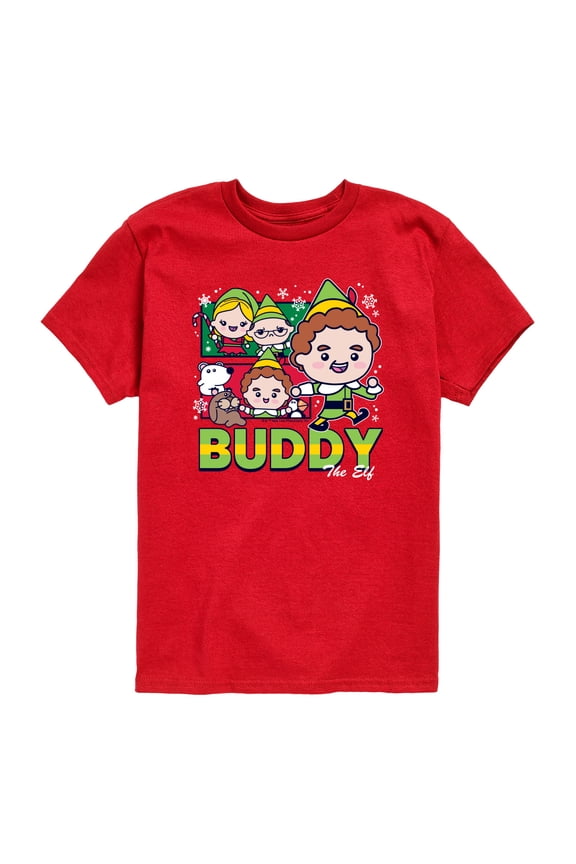 - Buddy The Elf Cartoon - Toddler Boys Short Sleeve Graphic T-Shirt