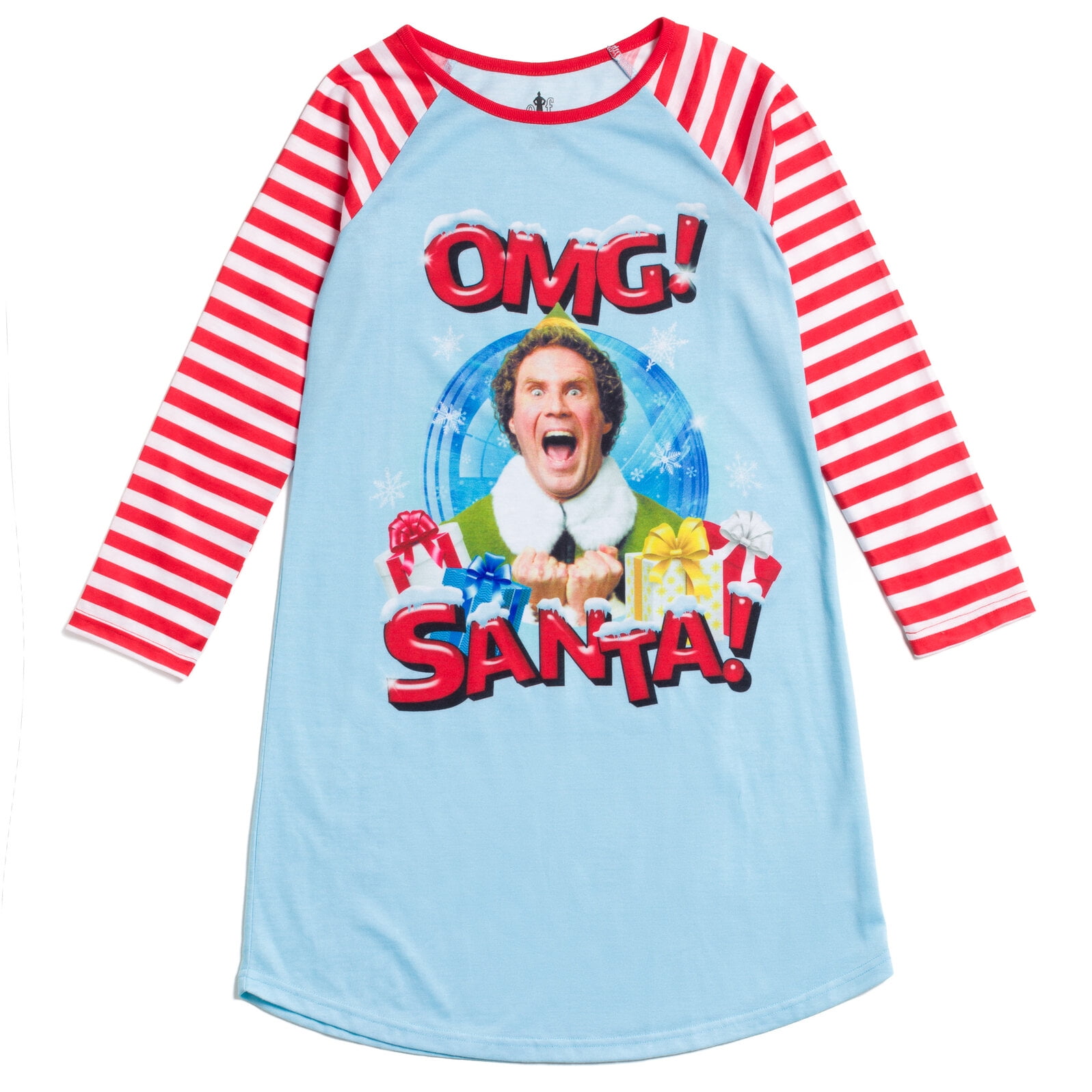 Elf Buddy the Christmas Nightgown Polyester Pajamas Little Kid to Big