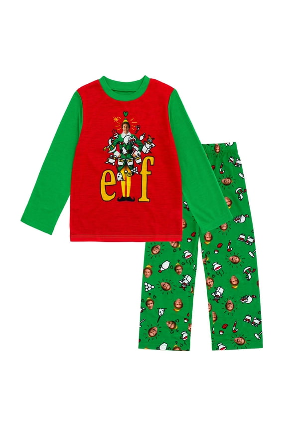 Buddy the Elf Christmas Pajama Shirt and Pants Little Kid to Big Kid