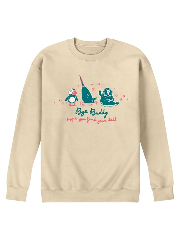 - Bye, Buddy Men's Graphic Fleece Sweatshirt