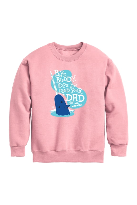 - Bye Buddy - Toddler Boys Fleece Crew Sweatshirt
