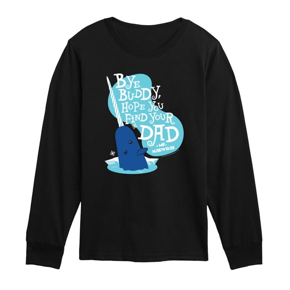 Elf - Bye Buddy - Toddler Boys Long Sleeve Graphic T-Shirt