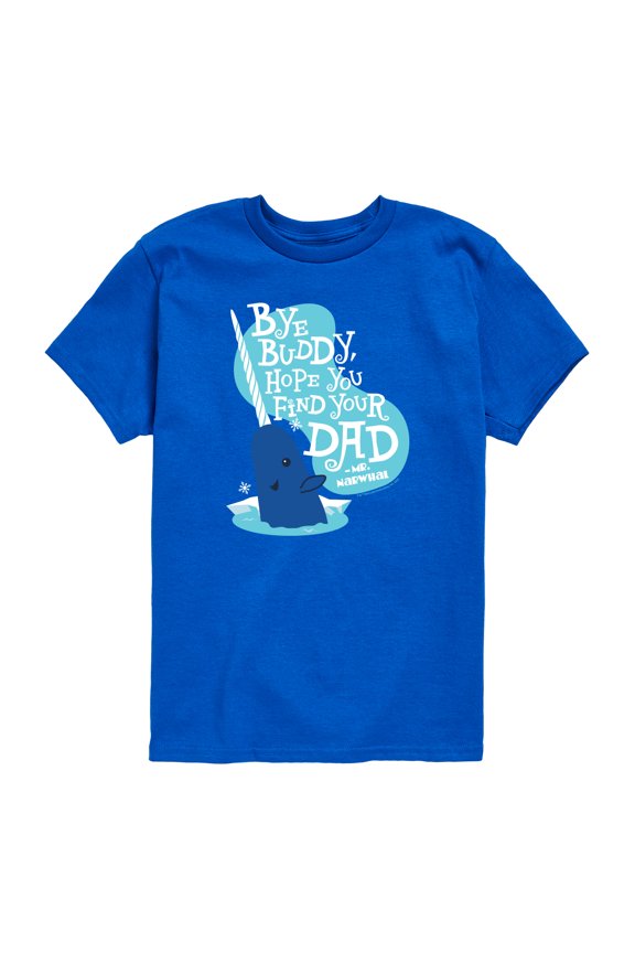 - Bye Buddy - Toddler Boys Short Sleeve Graphic T-Shirt