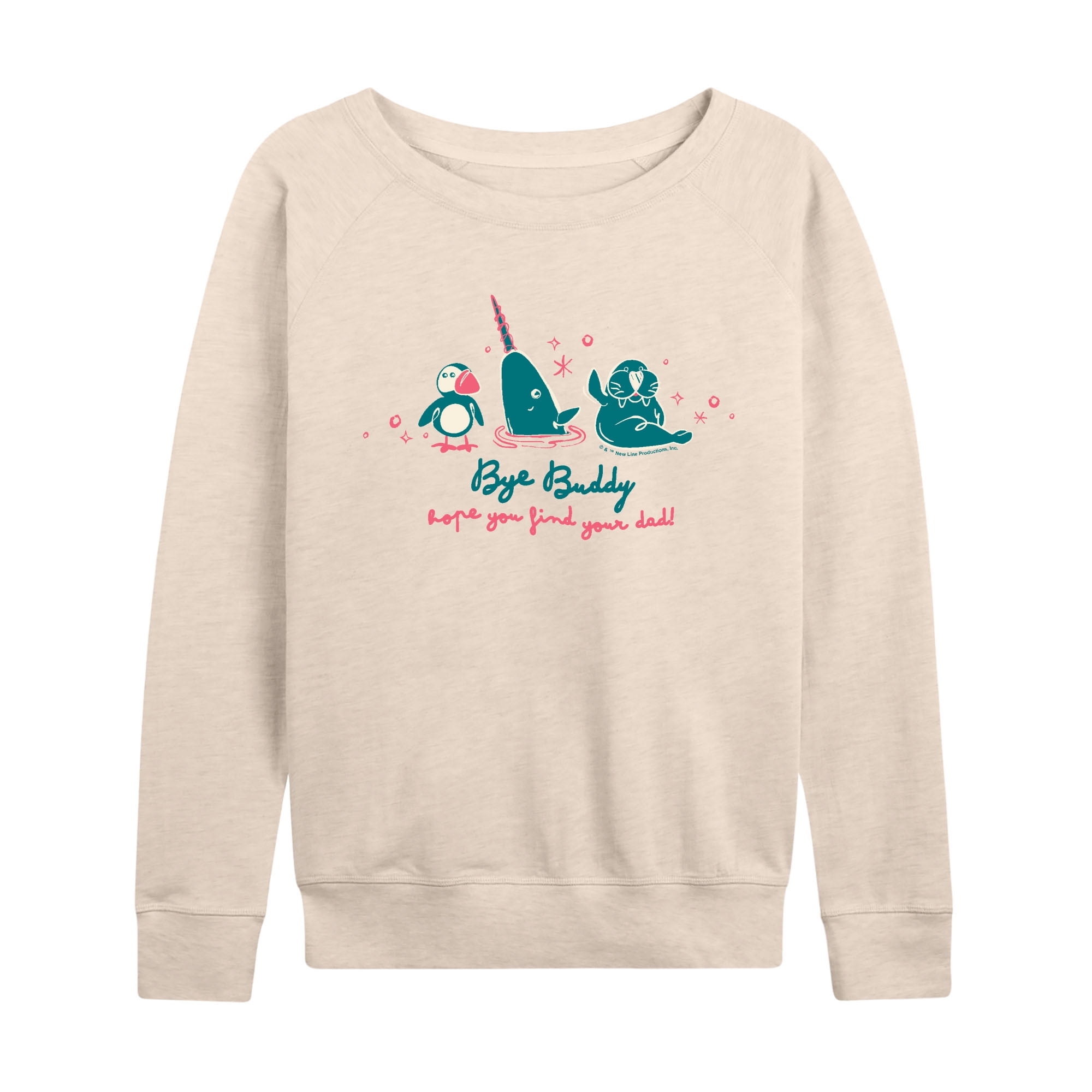 Elf - Bye, Buddy - Women's French Terry Long Sleeve Pullover