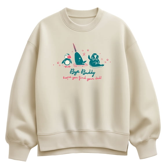 Elf - Bye, Buddy - Women's Oversized Fleece Crew Sweatshirt