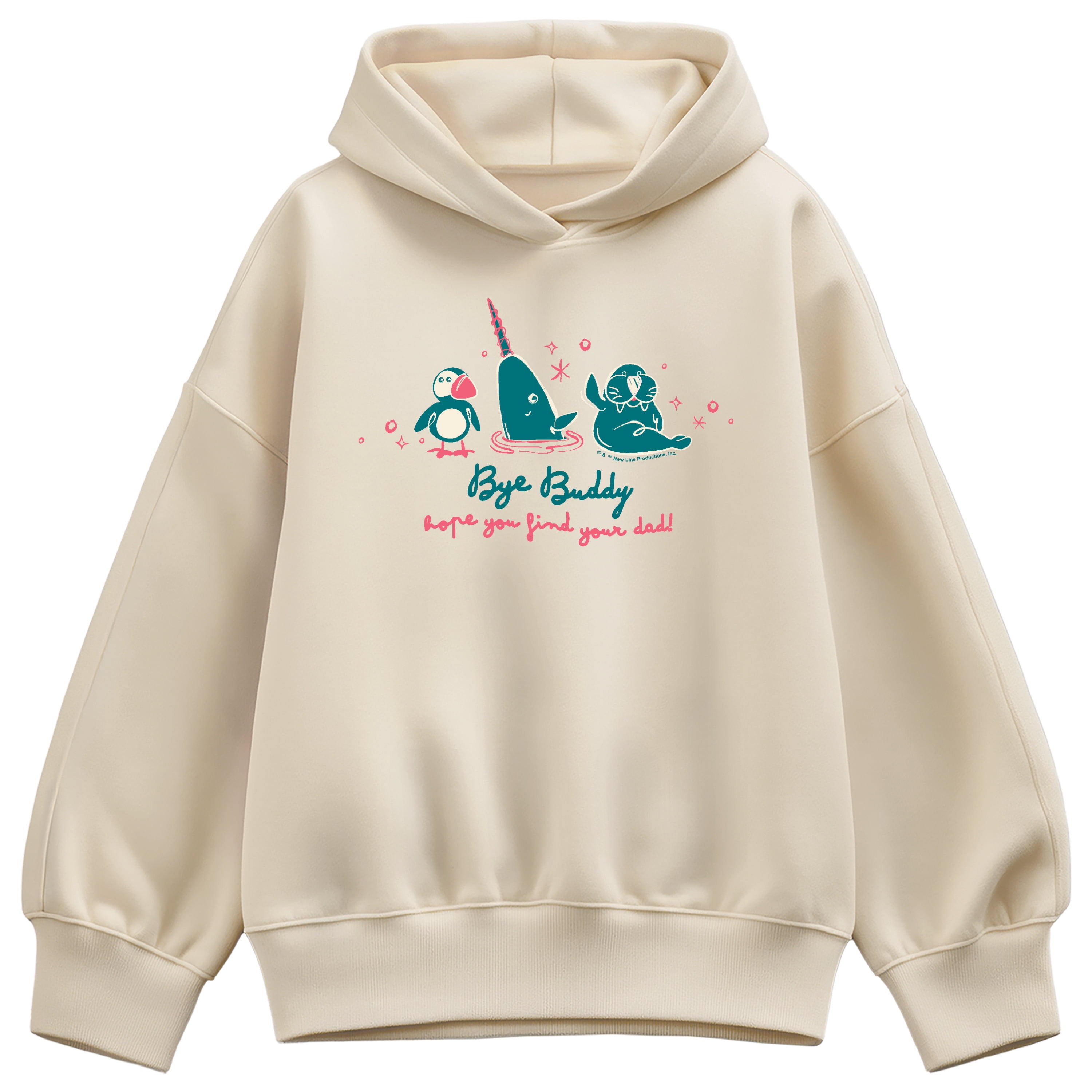 Elf - Bye, Buddy - Women's Oversized Fleece Hoodie Sweatshirt