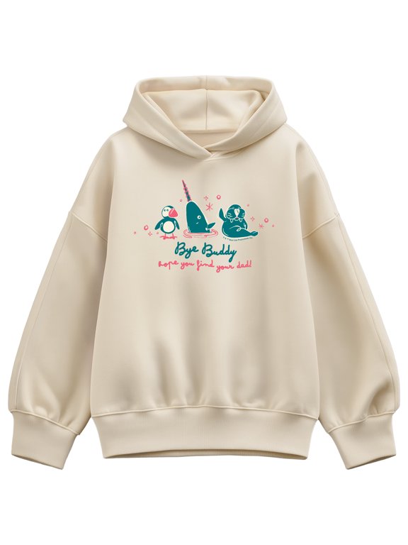 - Bye, Buddy Women's Oversized Fleece Hoodie Sweatshirt