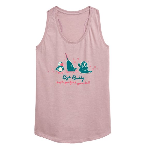 Elf - Bye, Buddy - Women's Racerback Graphic Tank