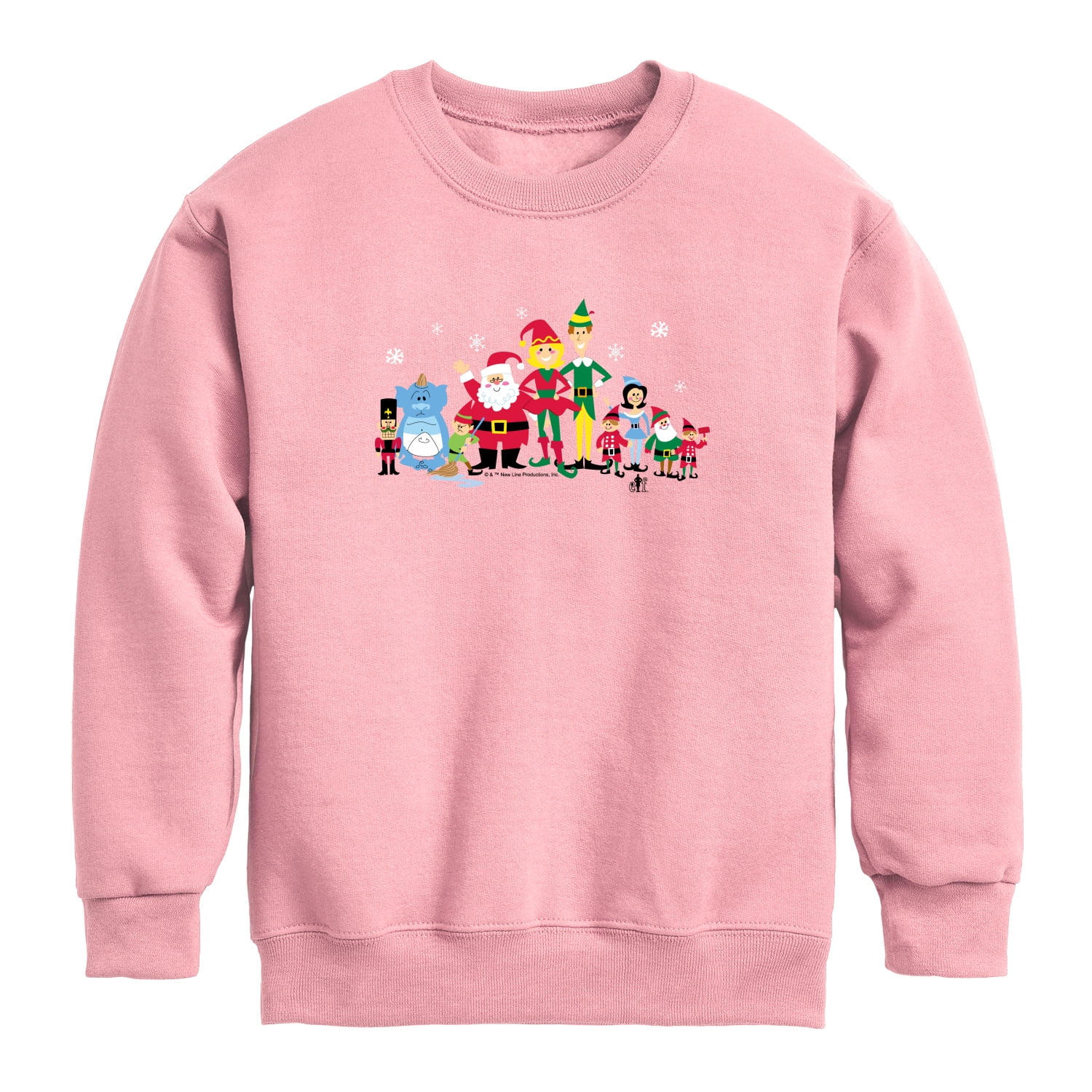 Elf - Character Doodle - Toddler Boys Fleece Crew Sweatshirt