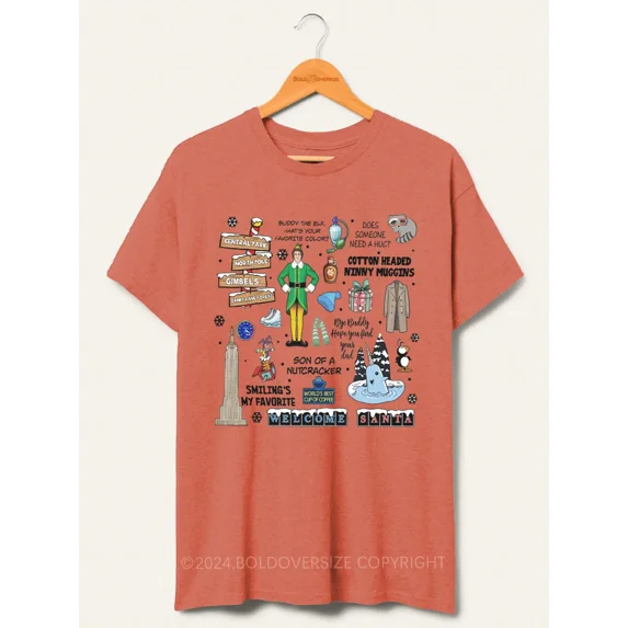 Elf Christmas Movie Tee