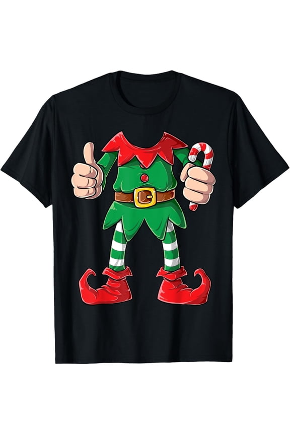 Elf Costume Christmas Elves Boys Girls Funny Xmas Holiday T-Shirt